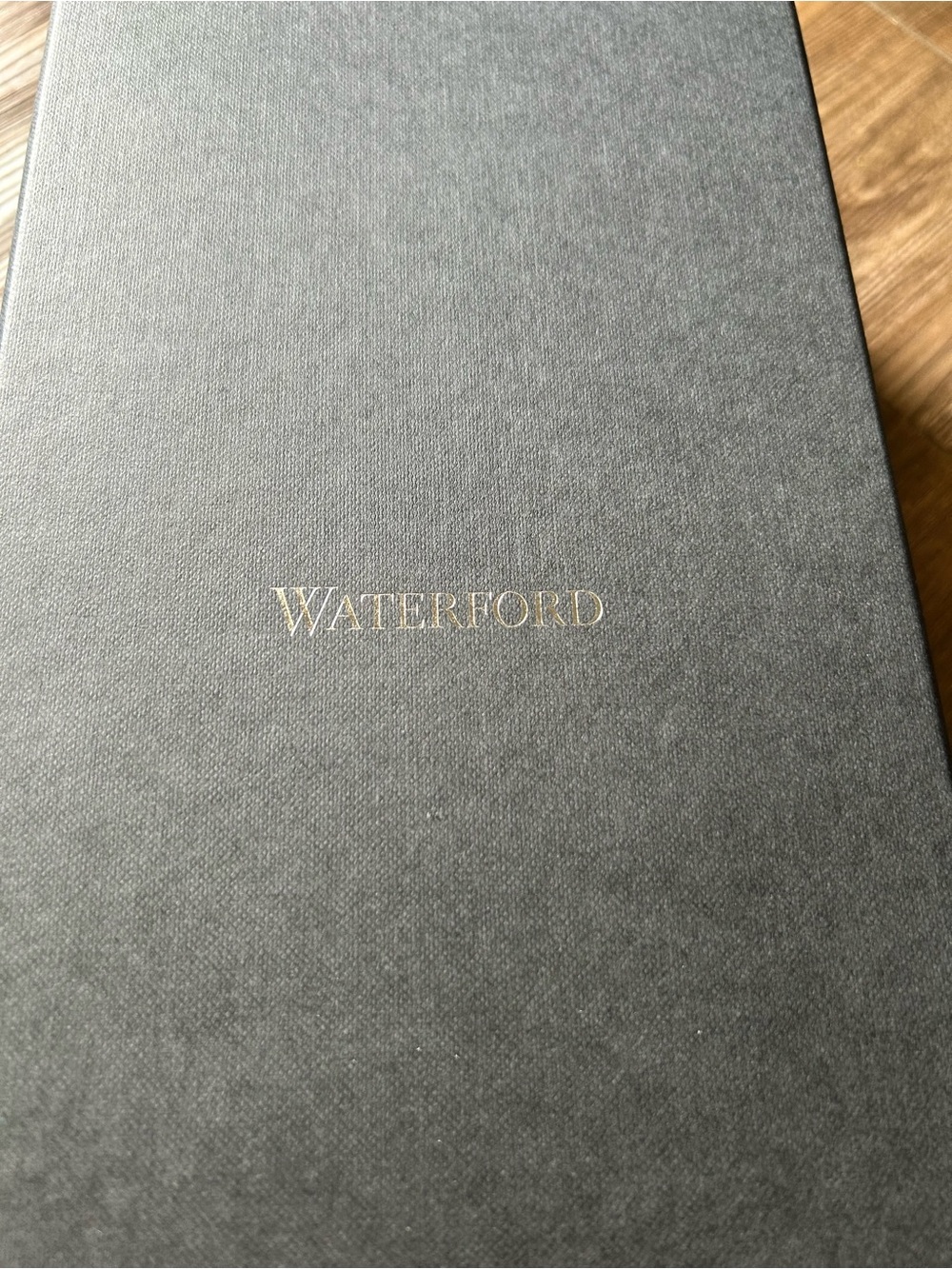Waterford Black Box with Gold Logo